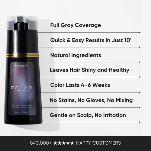Polar Hair Instant Dye Shampoo