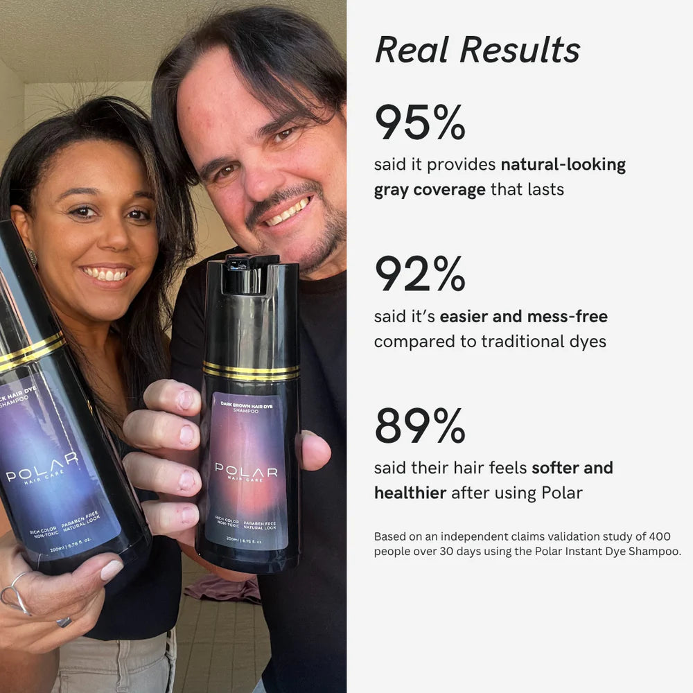 Polar Hair Instant Dye Shampoo